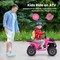 6V Kids Ride On ATV with LED Headlights, Music, Rear Storage and Treaded Tires